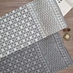 زیرسفره 3 متری مخمل طرح سیمین کد 020