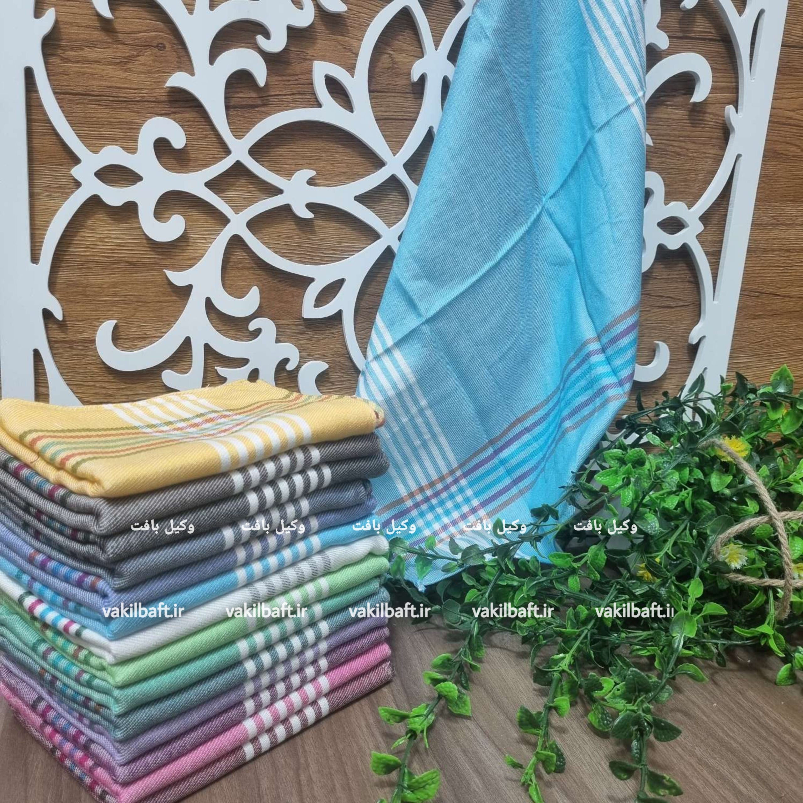 InShot_20260104_202226782 دستمال خشک کن و نظافت نخی ۵۰ در ۵۰ دورحاشیه در رنگبندی بسته 2 تایی - تصویر 1