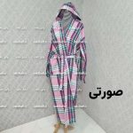 حوله لباسی لارج L طرح چارخونه در رنگبندی - تصویر 4