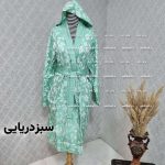 حوله لباسی ایکس لارج XL طرح بهار دارای رنگبندی - تصویر 5