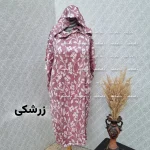 پانچو طرح بهار فری سایز دارای رنگبندی - تصویر 4