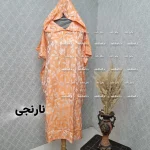 پانچو طرح بهار فری سایز دارای رنگبندی - تصویر 10